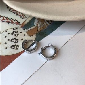 Sterling Silver Mini Hoop Clip Earrings